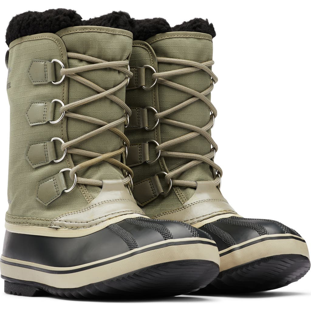 Sorel 1964 Pac Faux Shearling Trim Waterproof Snow Boot In Gray