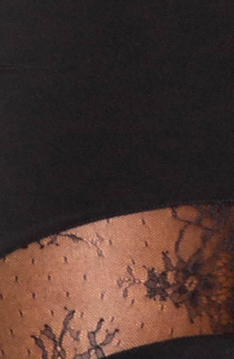 BUXOM COUTURE Fit & Flare Dress With Lace Inserts, Alternate, color, 