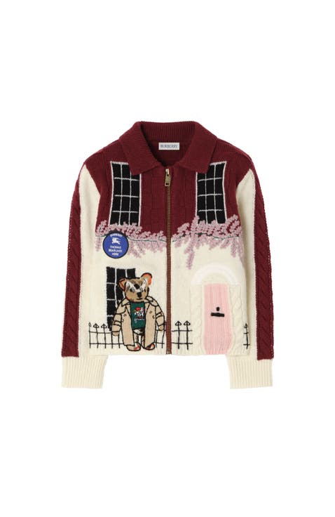 Townhouse Bear Wool Cashmere Cardigan
