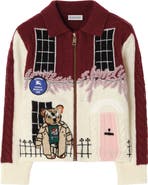 Burberry Townhouse Bear Wool Cashmere Cardigan