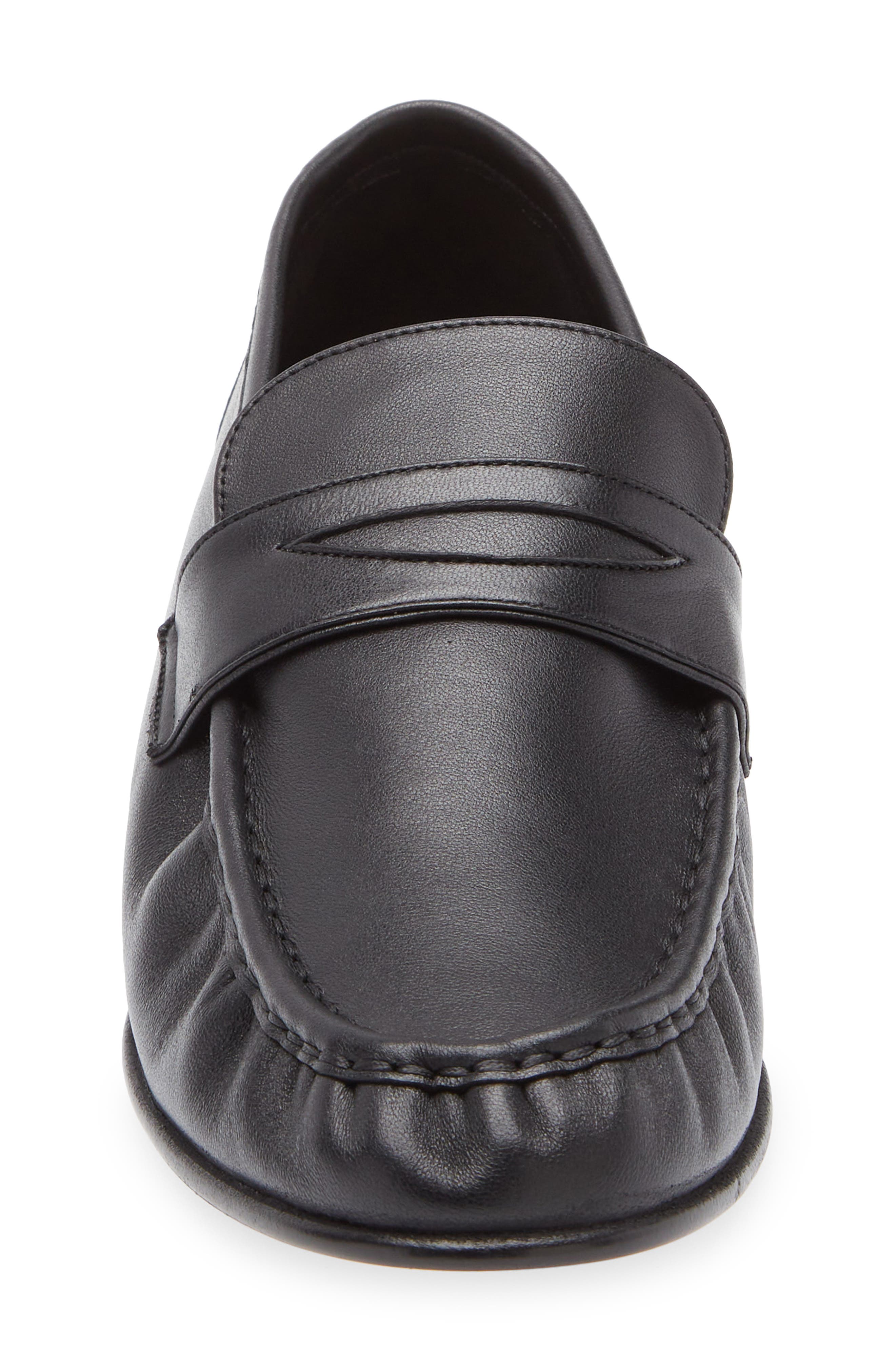 Mansur Gavriel Penny Loafer, Alternate, color, Black