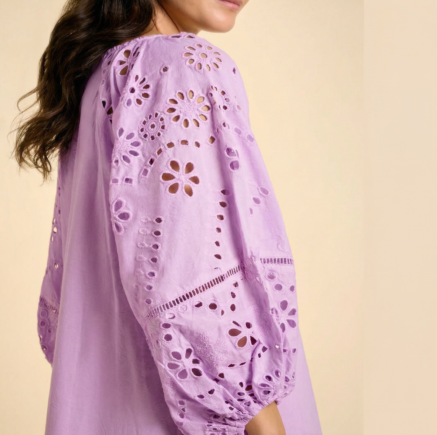 Donna Eyelet Maxi Dress - image 4