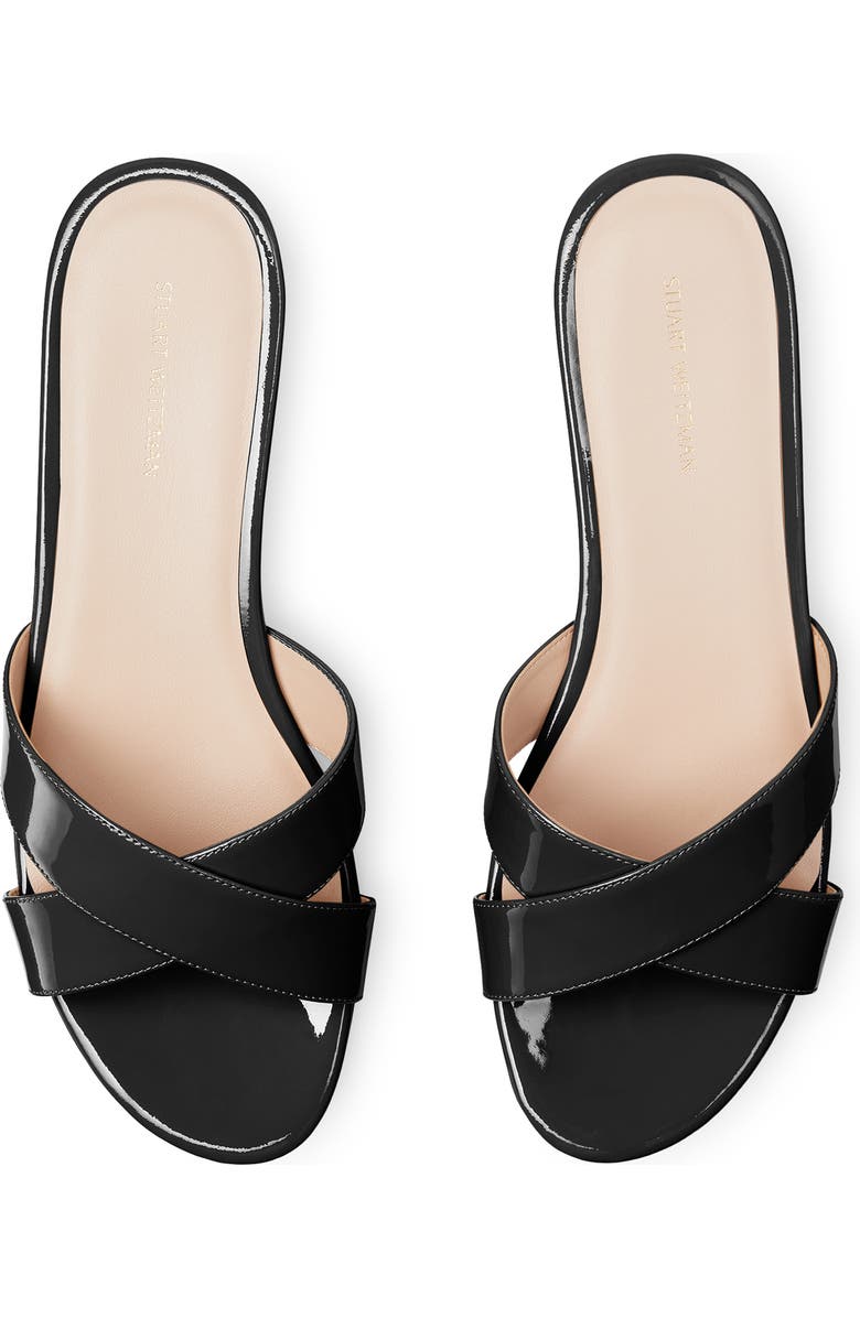 Stuart Weitzman Avenue 65 Flatform Wedge Slide Sandal, Alternate, color,