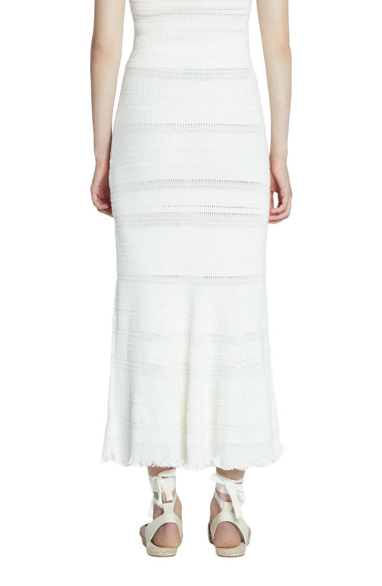 Lanvin COTTON MIDI SKIRT, Alternate, color, 