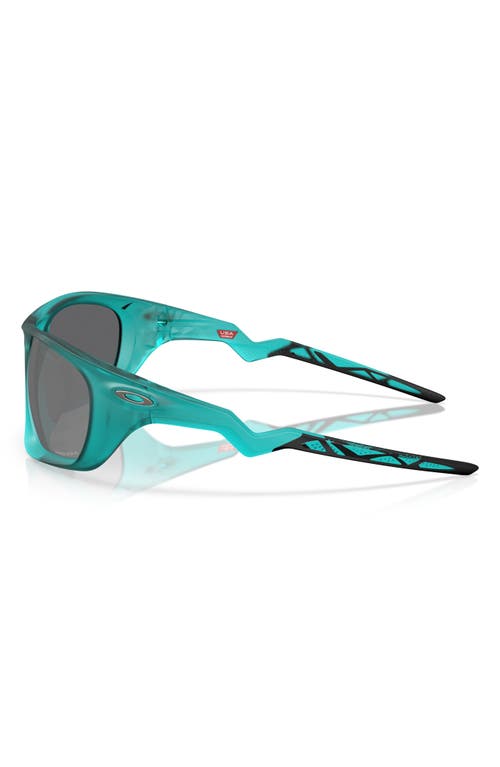 Oakley Lateralis 60mm Prizm™ Polarized Rectangular Sunglasses In Matte Arctic Surf