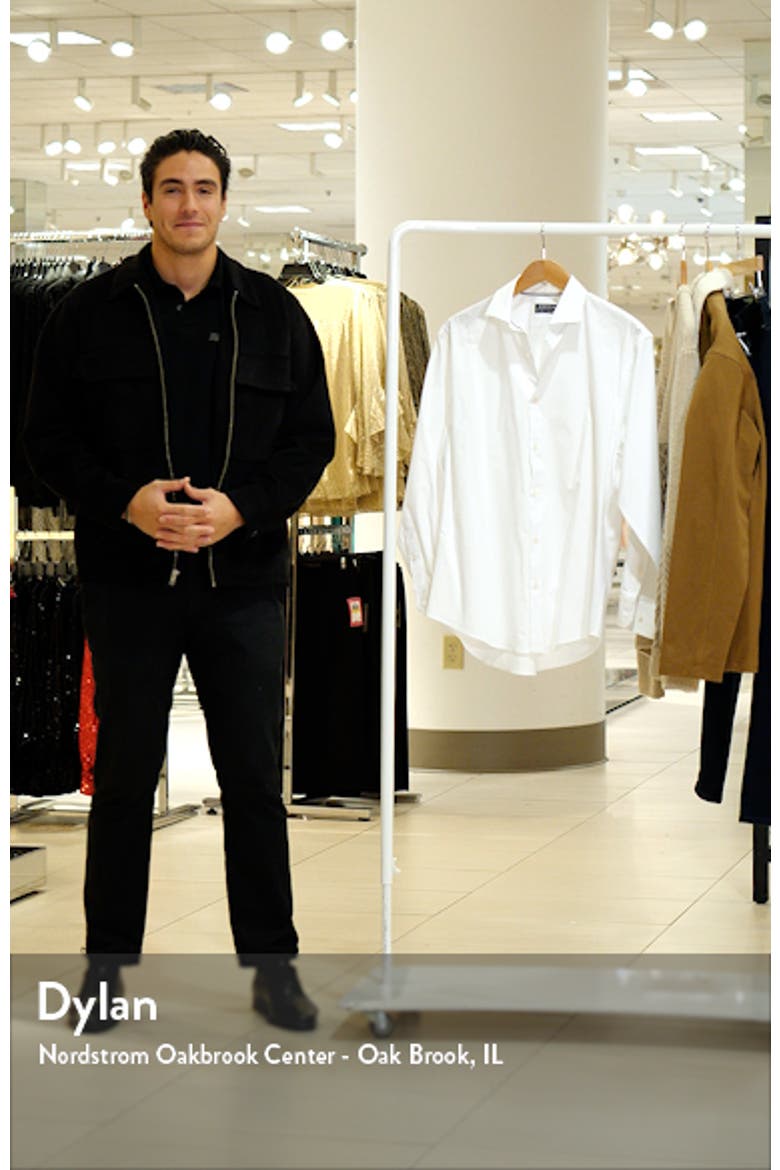 Tech-Smart Traditional Fit Cotton Blend Dress Shirt video
