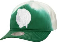 Mitchell & Ness Men's Mitchell & Ness  Kelly Green/White Boston Celtics Dip Dye Pro Crown Adjustable Hat