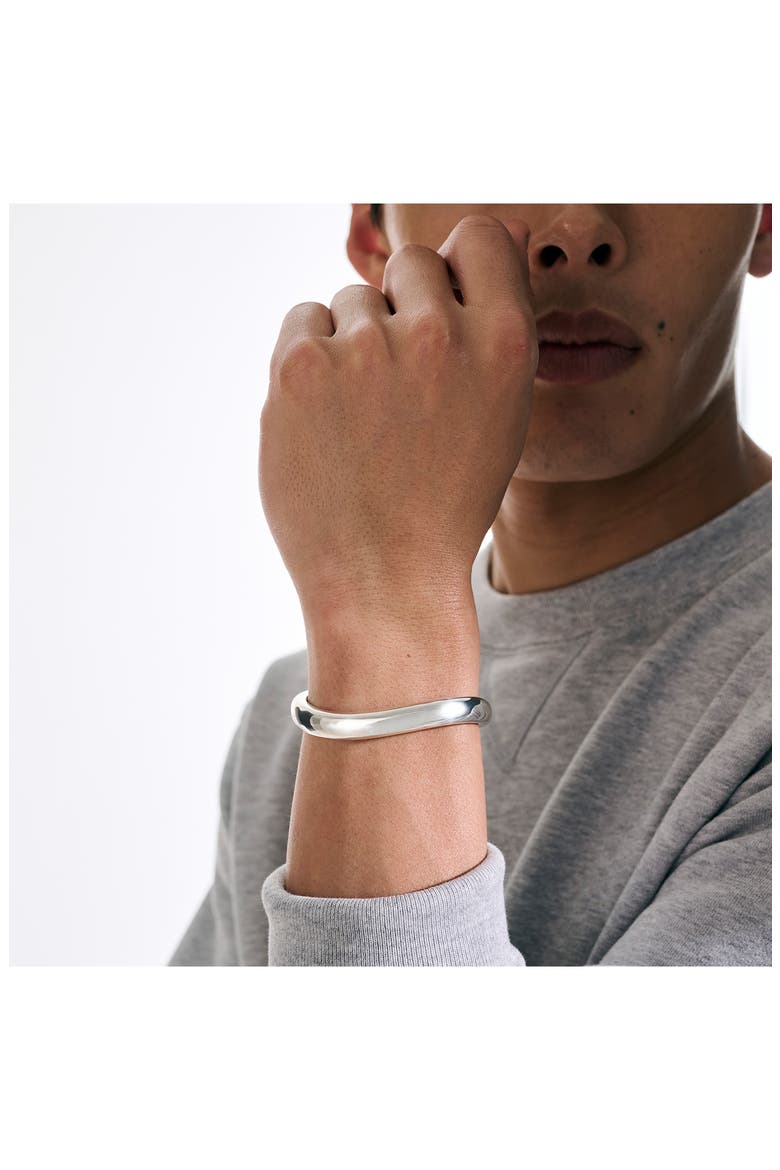 Surf Kick Cuff Bracelet, Alternate, color, SILVER