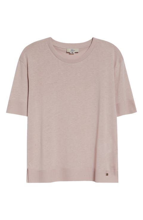 Glam Knit Crewneck T-Shirt