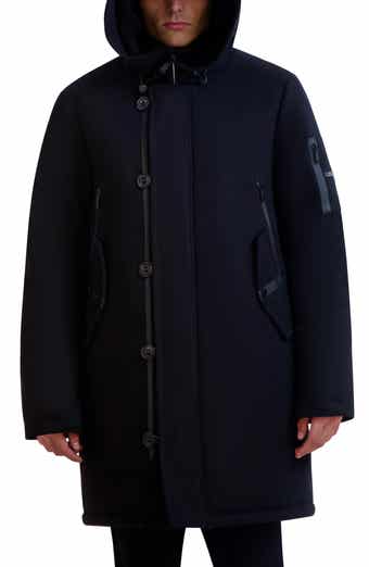 KARL LAGERFELD PARIS Faux Fur Lined Coat