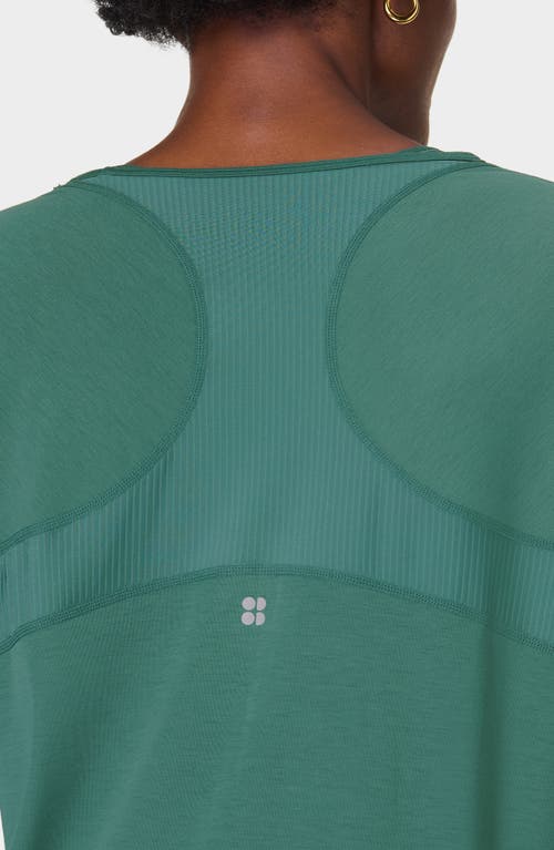 Sweaty Betty Breathe Easy Long Sleeve Running Top In Glade Green