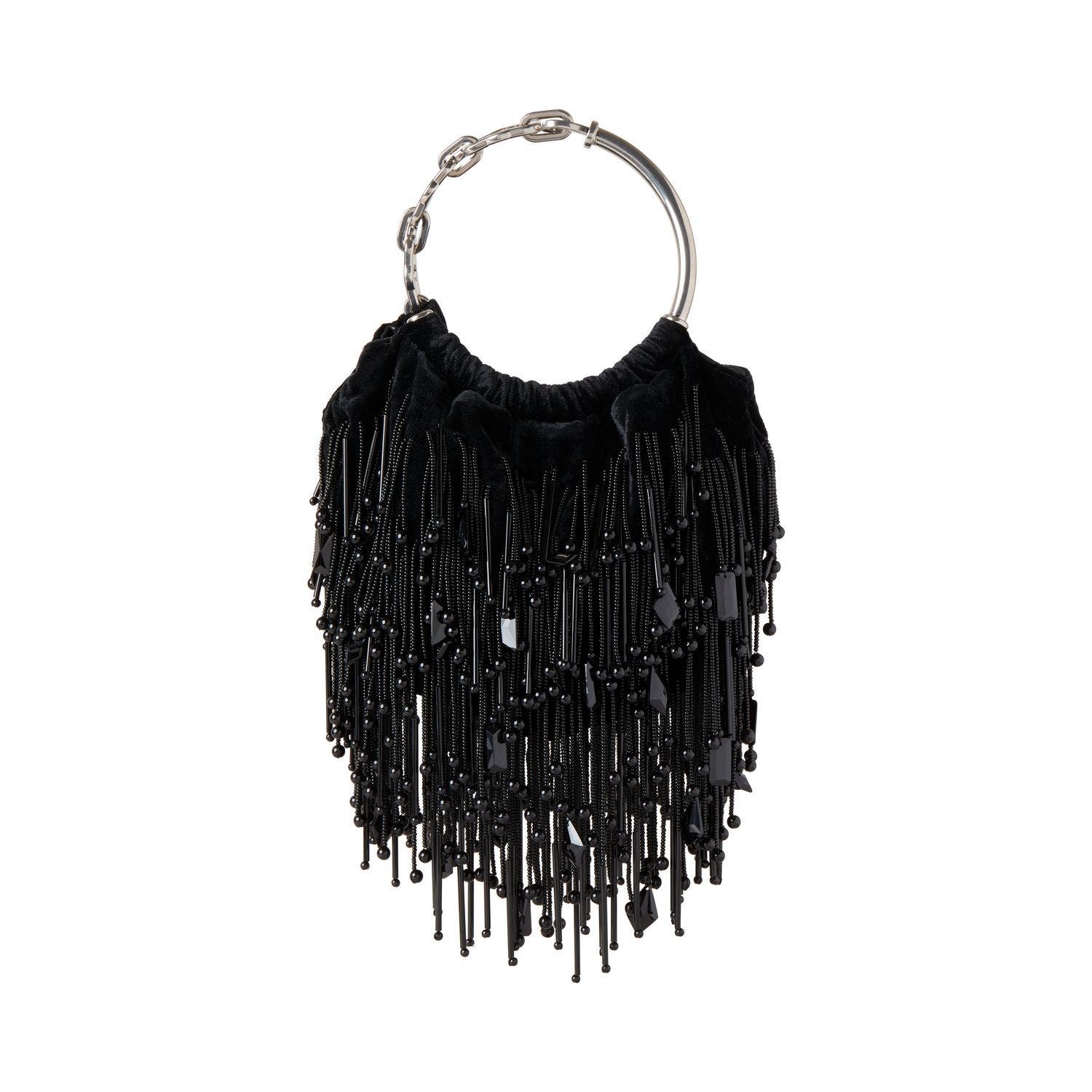 Mulberry Pimlico Frosty Beads Bracelet Bag in Black 