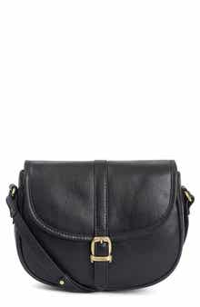 Laire Medium Leather Saddle Bag
