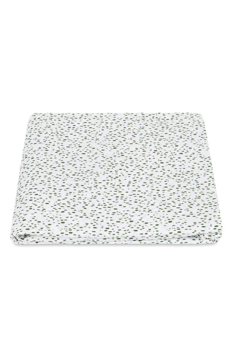 Matouk Celine Fitted Sheet, Main, color, Grass