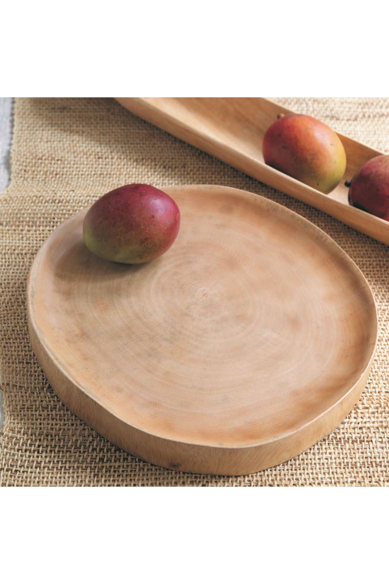Kiln Mango Wood Platter, Alternate, color, Mango
