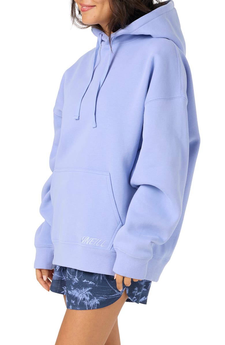 O'Neill Born in the Sea Oversized Graphic Hoodie, Alternate, color, Blue Jelly