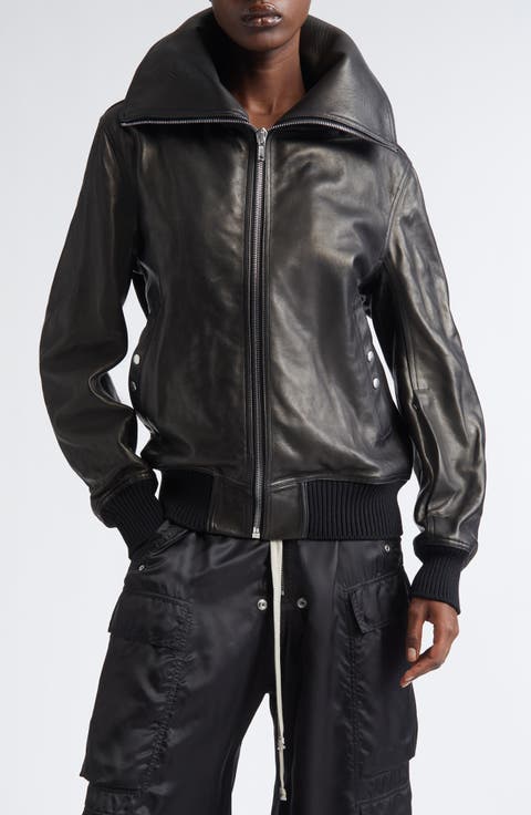 Concordians Dracucollar Leather Flight Jacket