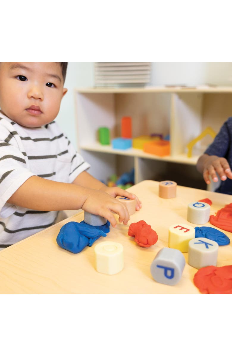 Yellow Door Uppercase Alphabet Stamping Stones - 26 pieces, Alternate, color, Multicolored