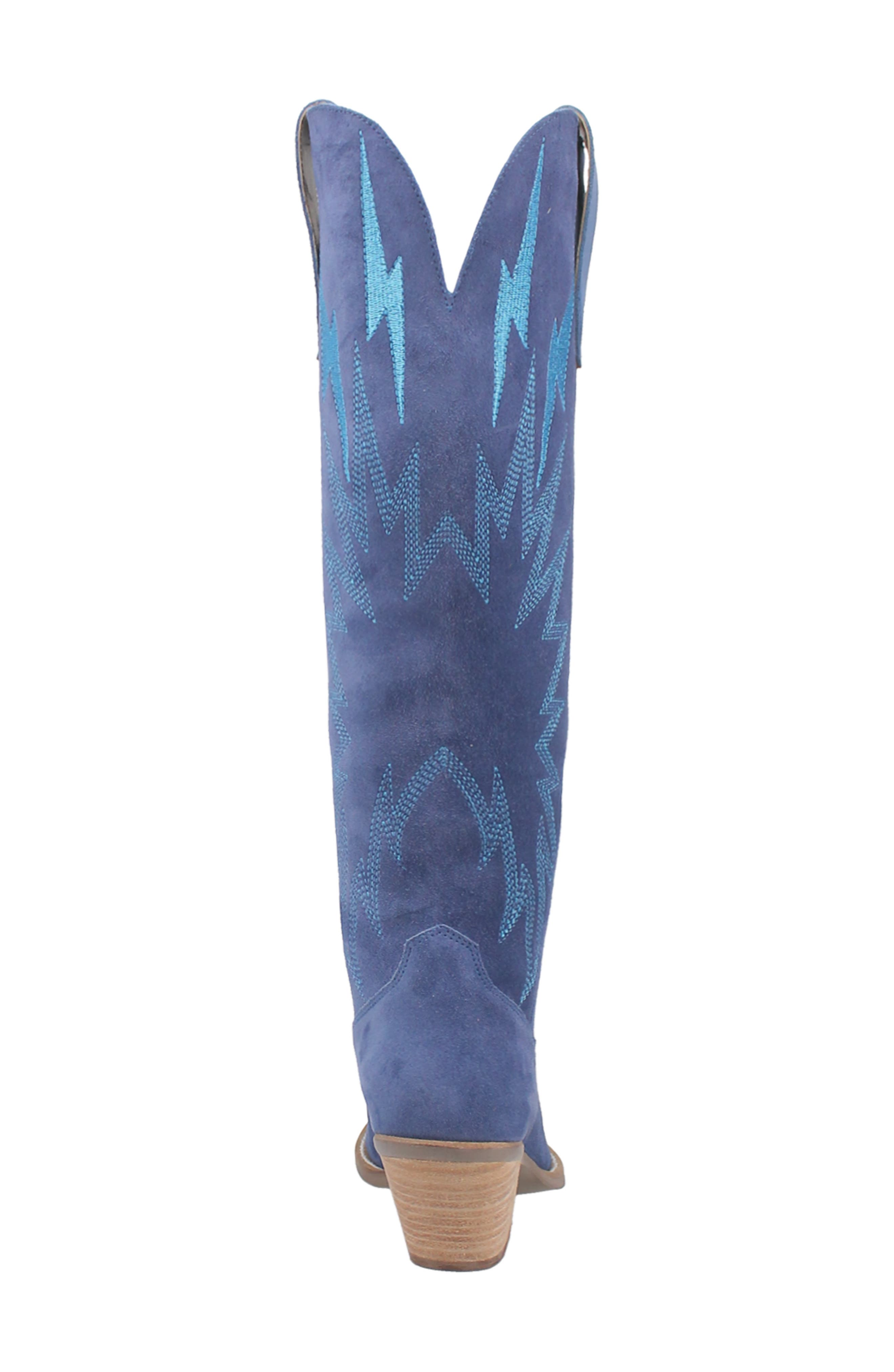 Thunder Road Cowboy Boot, Alternate, color, BLUE