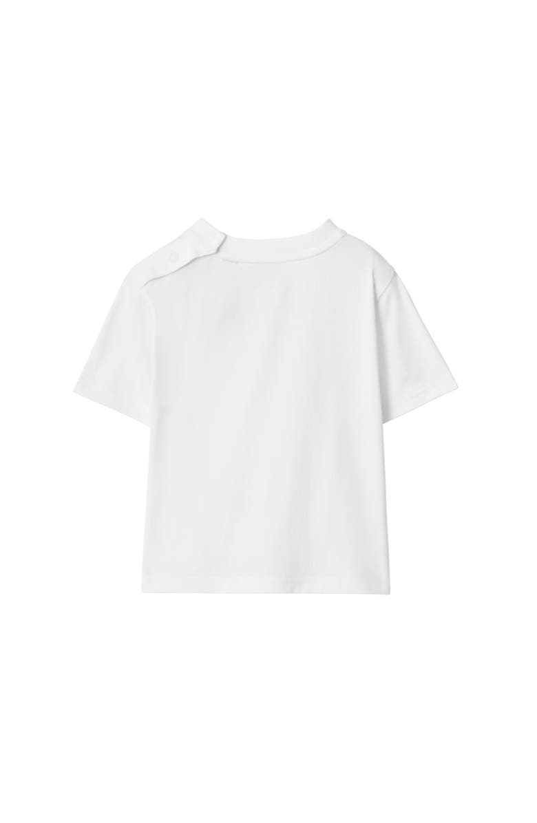 Burberry Ski Bear Cotton T-shirt, Alternate, color, White