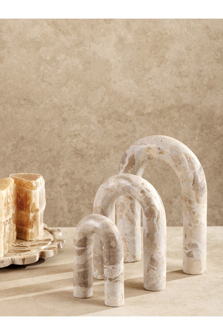 Jubilant Decorative Objects, Set of 3, Alternate, color, Brown