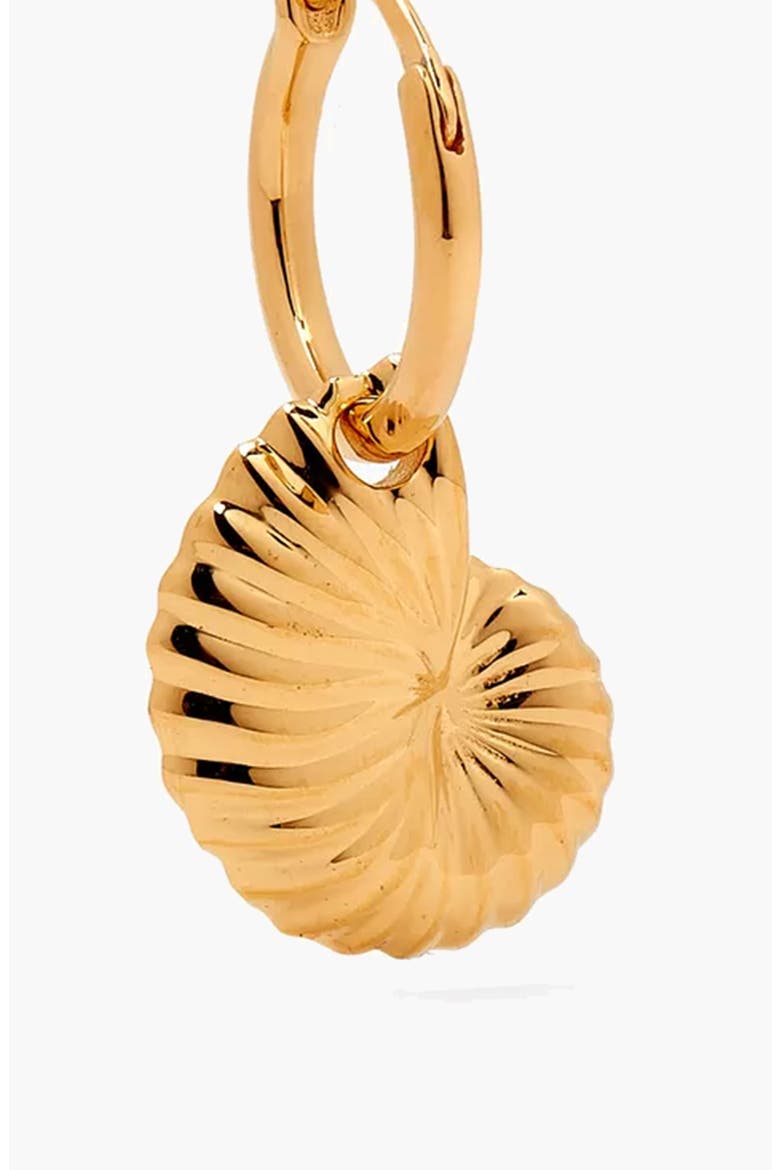 Moro Charm Hoop Earrings In Gold, Alternate, color, Gold