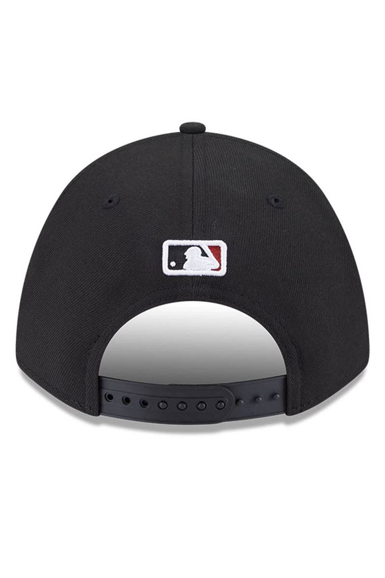 Men's New Era  Black Arizona Diamondbacks Player Replica 9FORTY Adjustable Hat, Alternate, color, Black