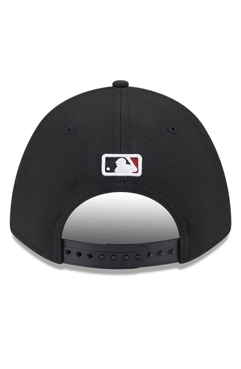 New Era Men's New Era Black Arizona Diamondbacks Player Replica 9FORTY Adjustable Hat, Alternate, color, Black