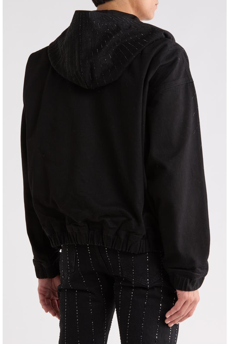 PURPLE BRAND Radial Hotfix Cotton Zip Hoodie (Men) | Nordstromrack