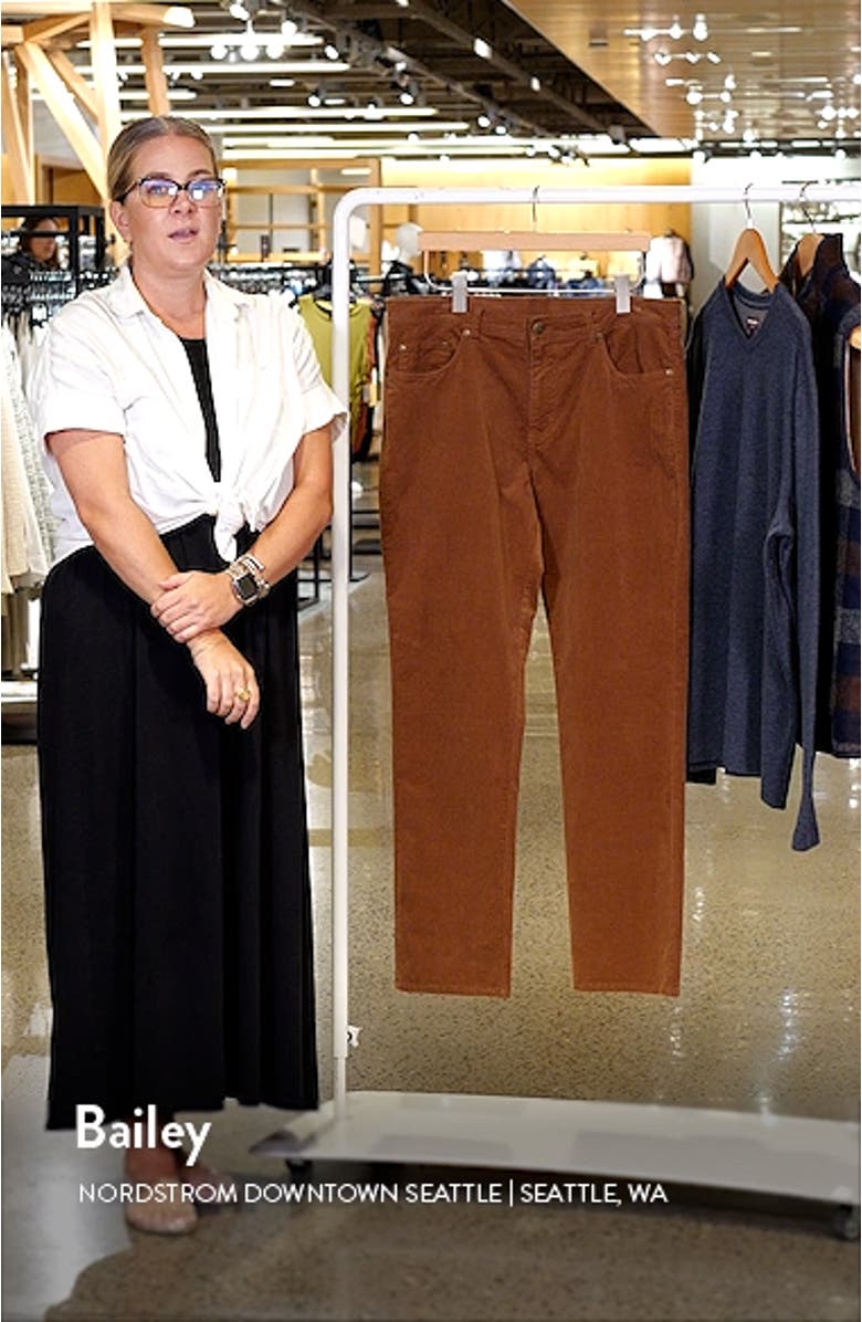 Cotton Stretch Corduroy Pants, sales video thumbnail