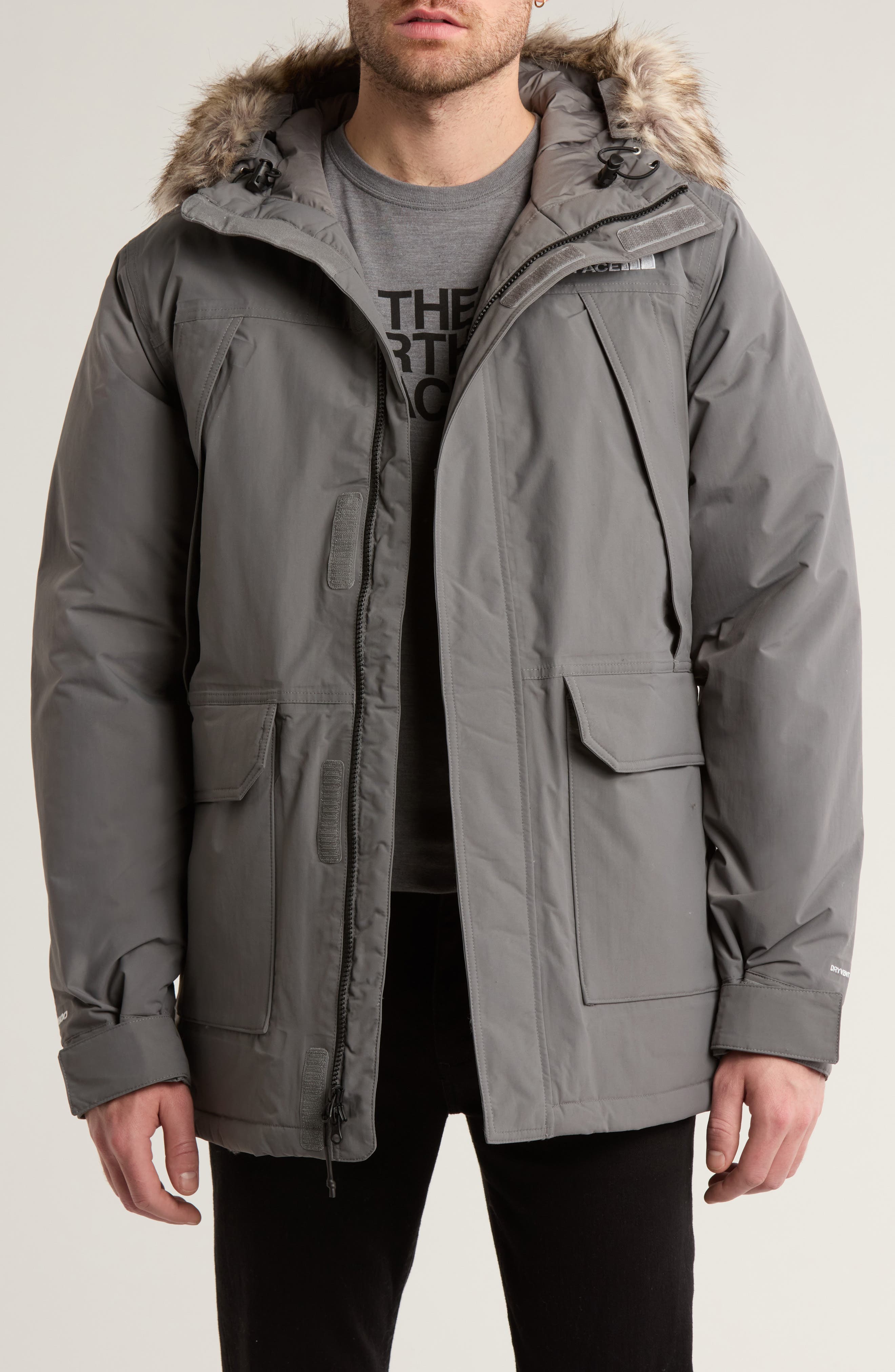 McMurdo Waterproof 600 Fill Power Hooded Down Parka with Faux Fur
