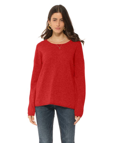 Pure Cashmere Lightweight Relaxed Crewneck Sweater