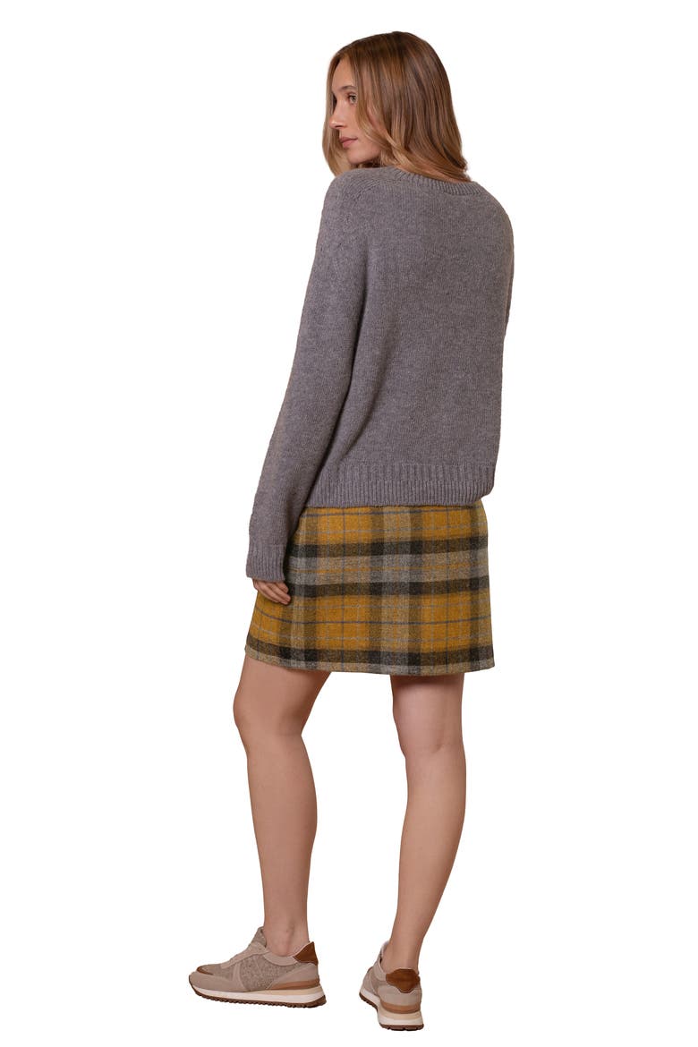 British Celt Wool Skirt, Alternate, color, Cairngorm Ochre