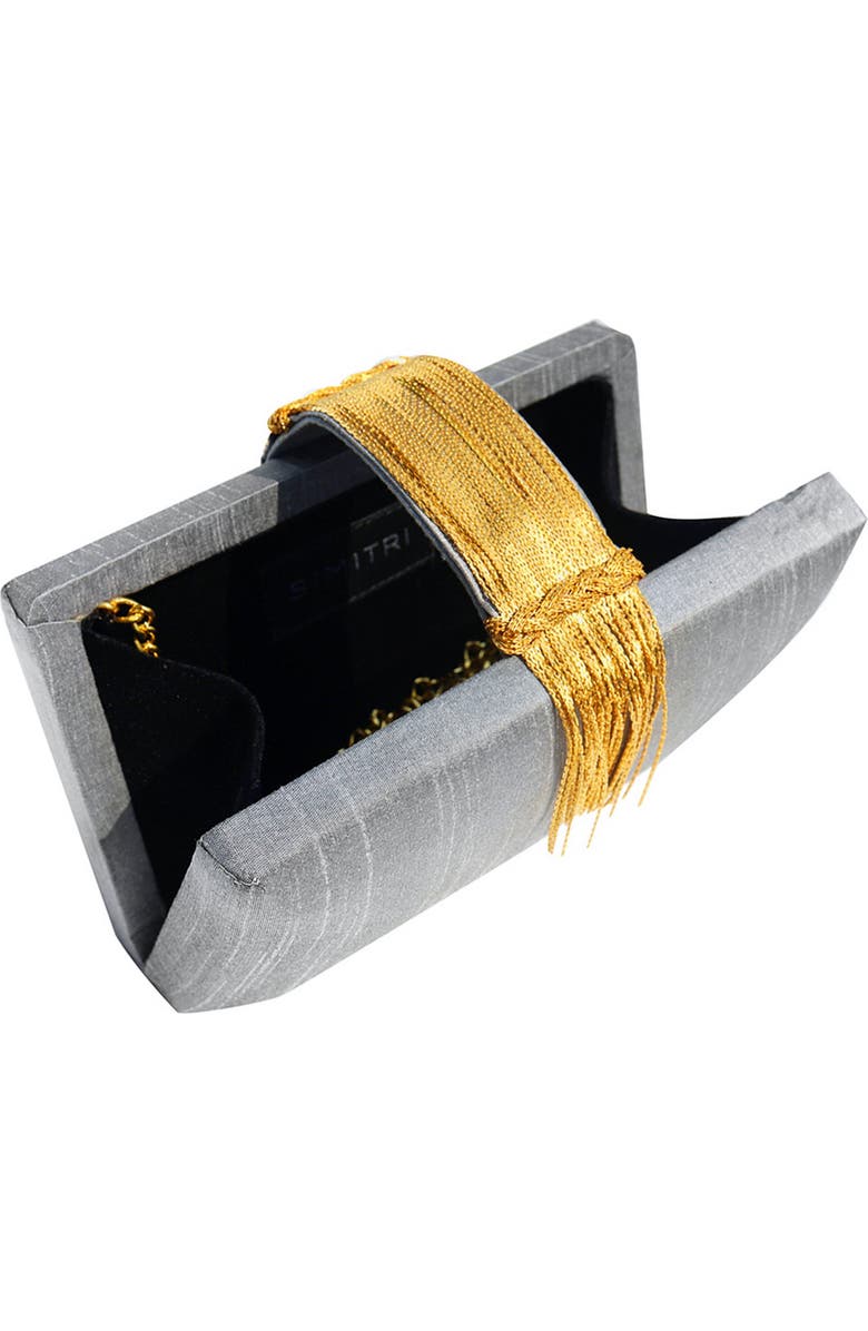 Simitri Fringe Clutch, Alternate, color, Smokeshow