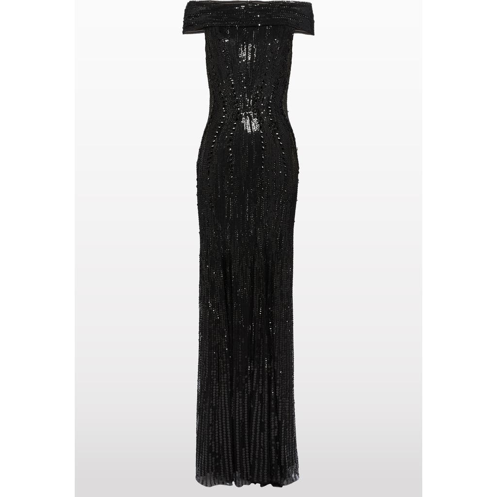 Jenny Packham Nile Dress In Black