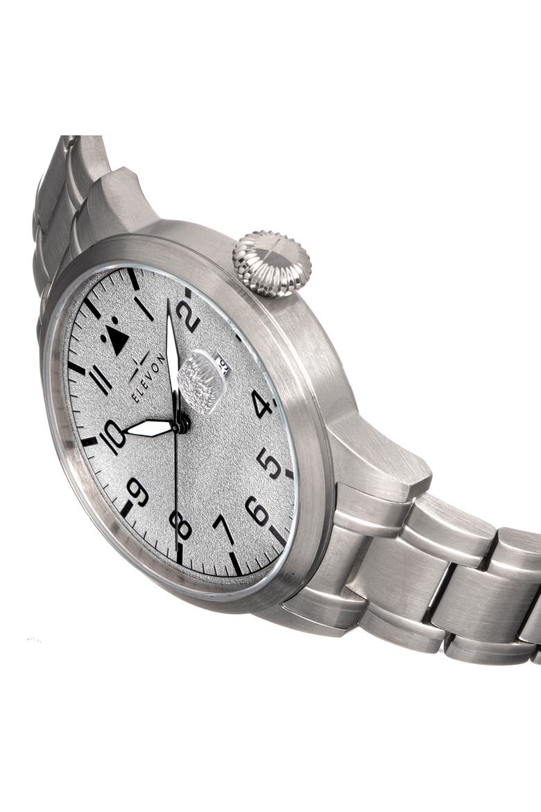 Stealth Bracelet Watch w/Date, Alternate, color, Silver