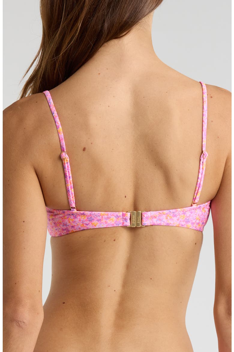 Hidden Underwire Crop Bikini Top, Alternate, color, GELATO BLOOM