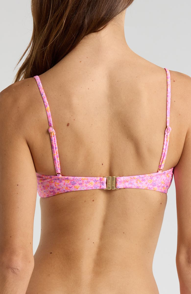 Kulani Kinis Hidden Underwire Crop Bikini Top, Alternate, color, Gelato Bloom