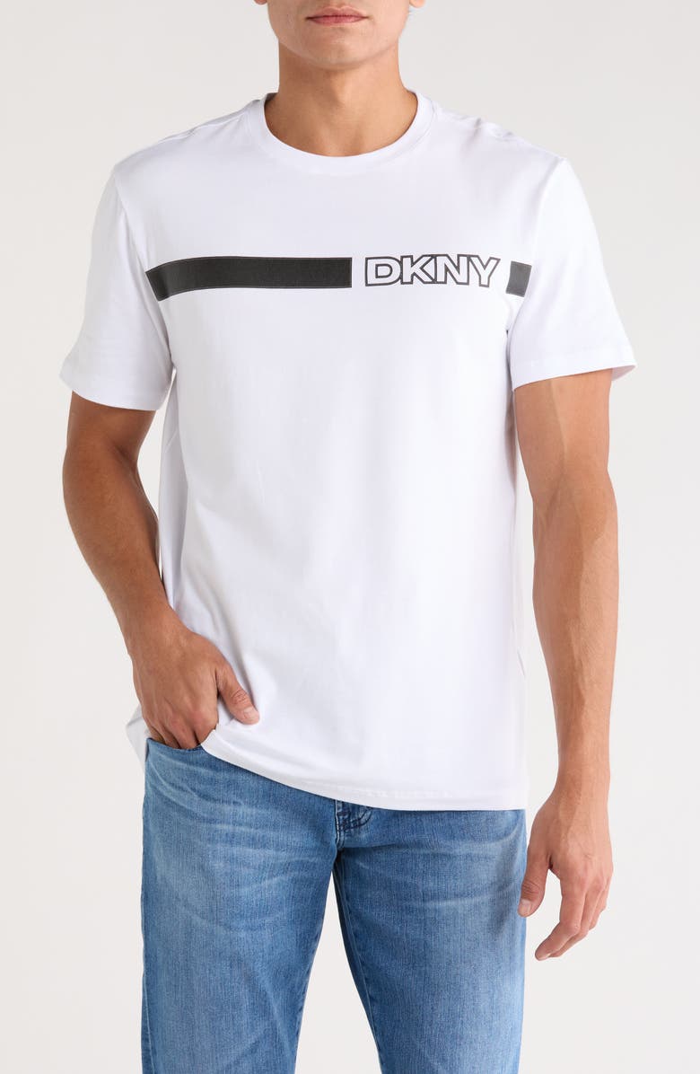 DKNY SPORTSWEAR Sedgwick Logo Graphic T-Shirt, Main, color, White