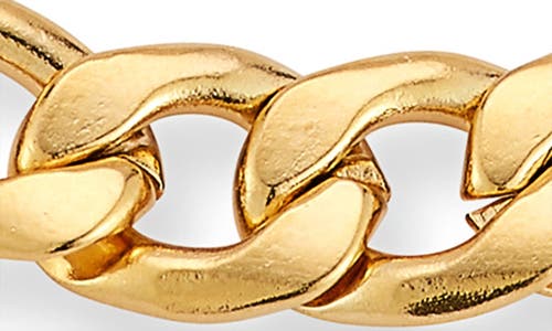 Yield Of Men 7mm Figaro Chain Bracelet In Gold