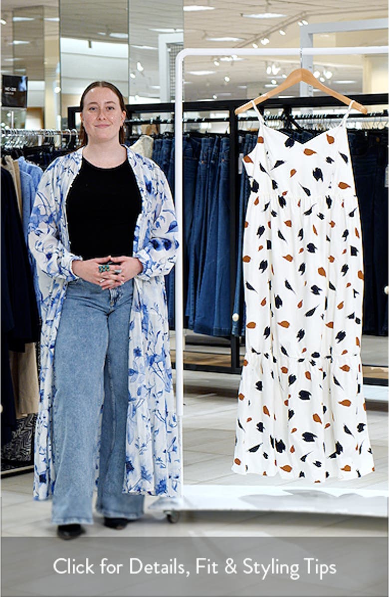 Devania Brush Cabana Flowy Maxi Dress, sales video thumbnail