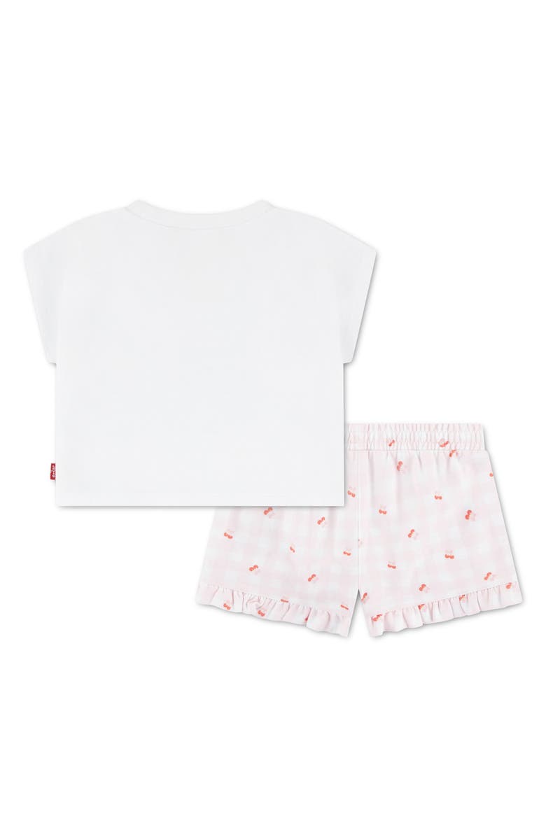 Levi's Graphic T-Shirt & Shorts Set, Alternate, color, Bright White