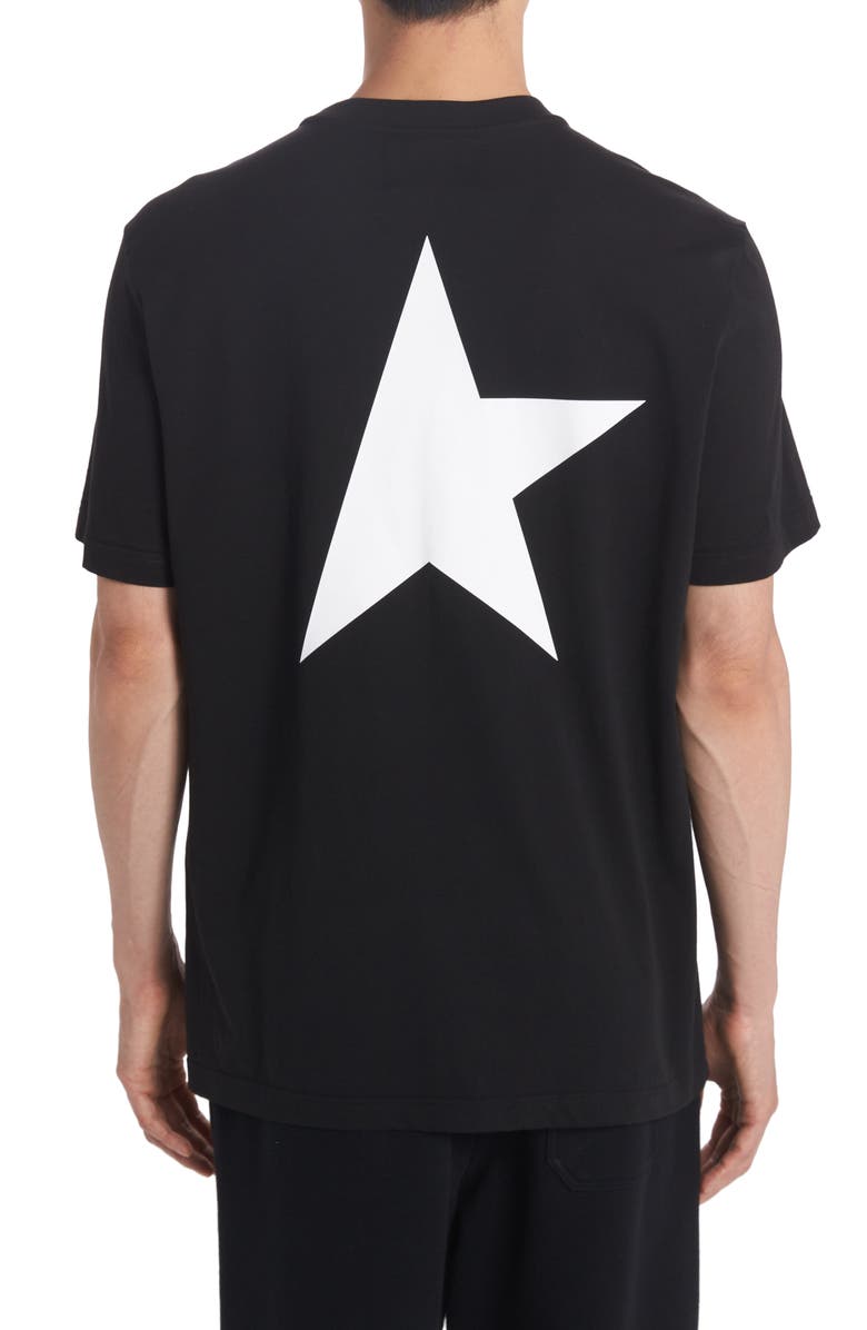Golden Goose Star Logo Graphic Cotton Tee, Alternate, color, 