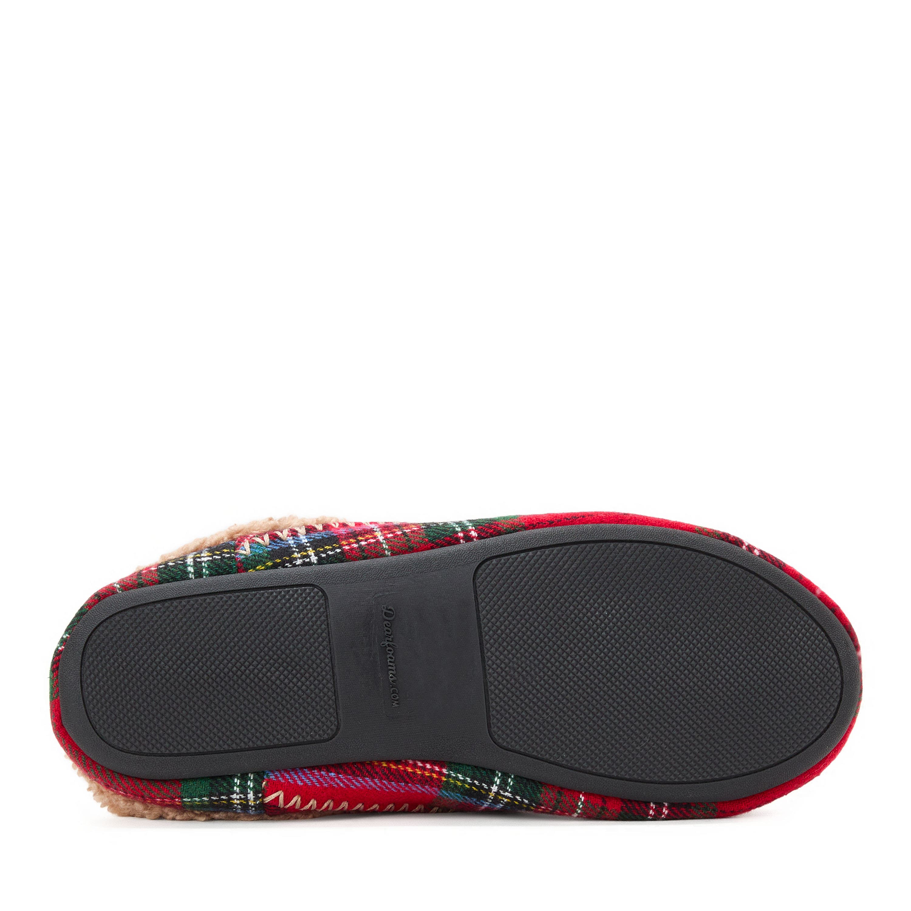 DEARFOAMS Papa Bear Clog Slipper, Alternate, color, Plaid