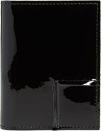 Comme des Garçons Wallets Reversed Corner Patent Leather Card Case