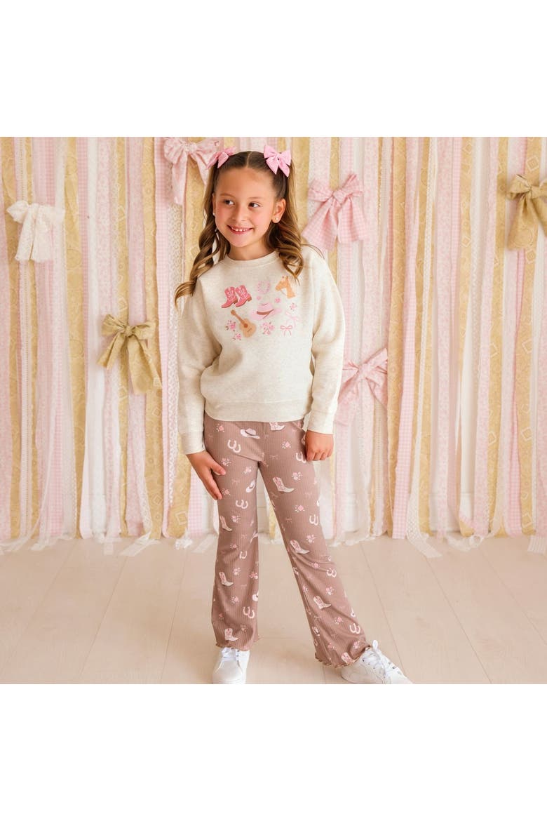 Western Girl Sweatshirt, Alternate, color, Natural Heather