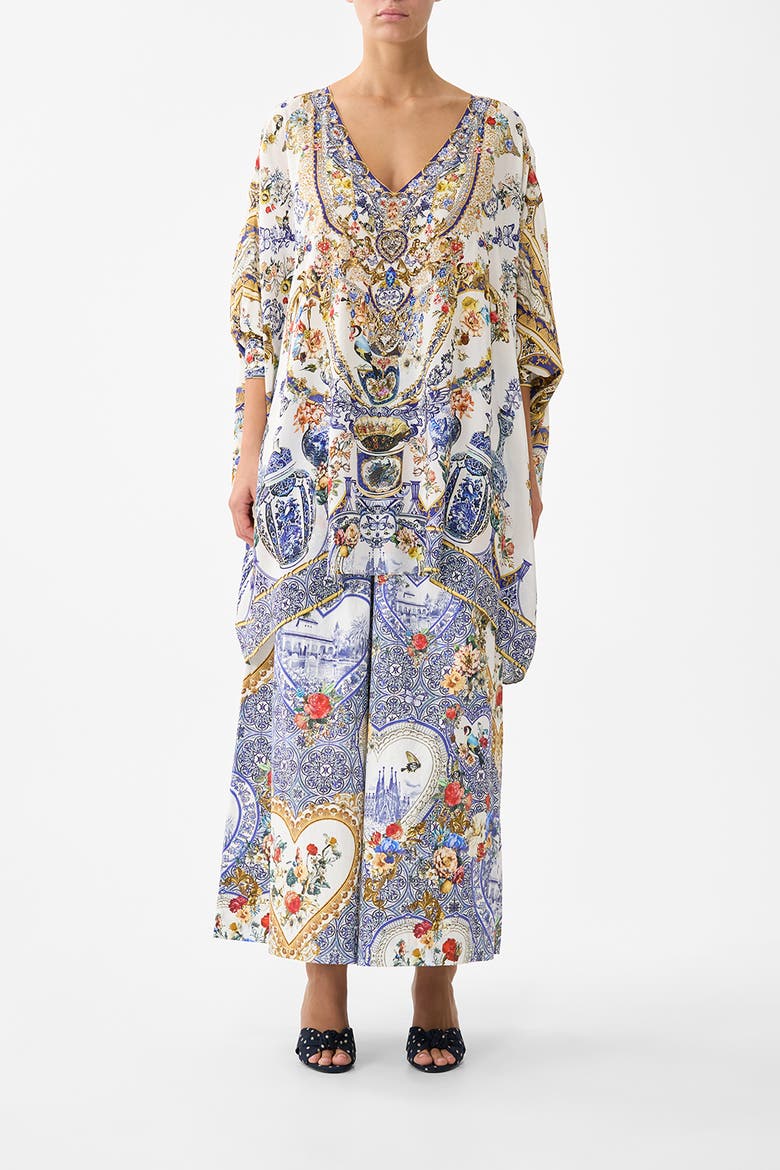 Short Kaftan With Cuff, Main, color, The Pottery Parlour
