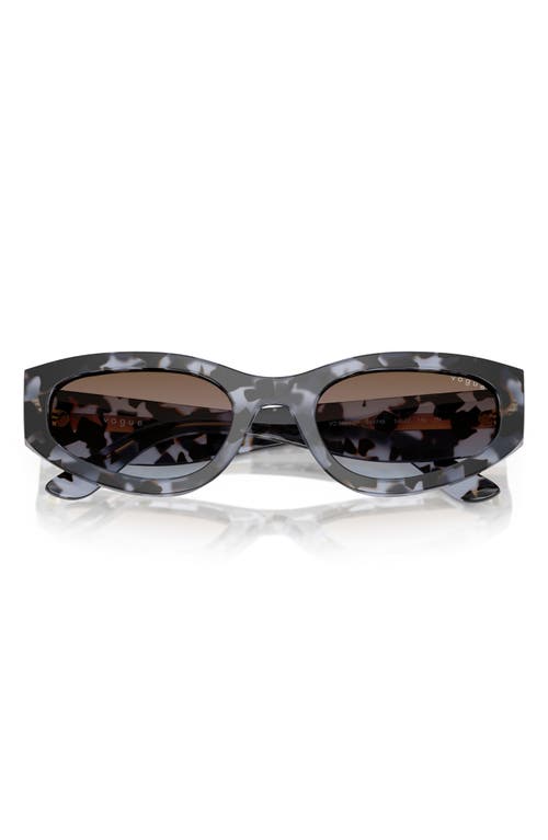 Vogue 54mm Cat Eye Sunglasses In Blue Tort