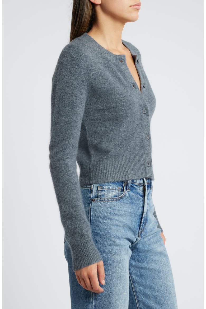 Matilda Button-Up Cardigan, Alternate, color, CHARCOAL