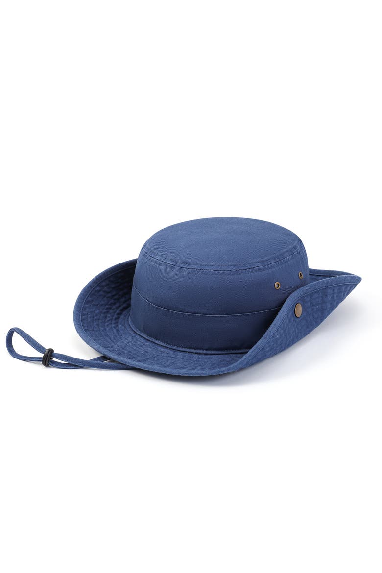 Foraker Men's Cotton Bucket Hat, Alternate, color, Ink